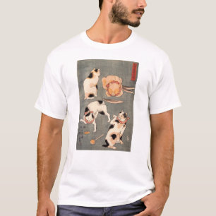 たとえ尽の内 （上）, 国芳 japanische Katzen (1), Kuniyoshi, T-Shirt