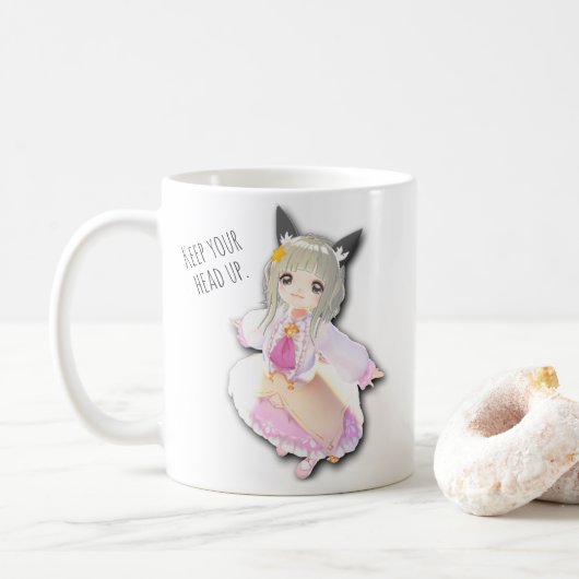 ち/び か げ グ Tasse (Mit Donut)
