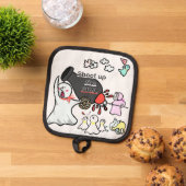 てるてる任務隊 なべ敷き TOPFLAPPEN (Oben Unten)