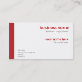 どこかの街並み VISITENKARTE (Rückseite)