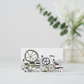 どこかの街並みNo.2 Visitenkarte (Stehend Vorderseite)