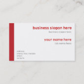 どこかの街並みNo.2 Visitenkarte (Rückseite)