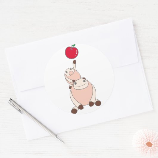 なまけたろうステッカー はな RUNDER AUFKLEBER (Umschlag)