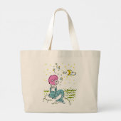 なんでやねん!ボーイとマーメイドガール トートバッグ JUMBO STOFFBEUTEL (Rückseite)