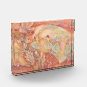 はい、承知いたしました。「虹の踊り」の作品をZazzleのフォトブロックとして販売するための、魅力的 Fotoblock (Links)