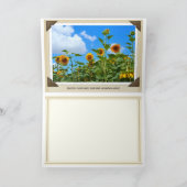 ひ ま わ り KARTE (Innenseite)