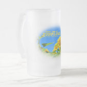 ひ ま わ り MATTGLAS BIERGLAS (Vorderseite Links)