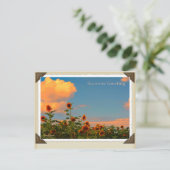 ひ ま わ り POSTKARTE (Stehend Vorderseite)