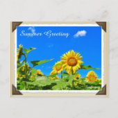 ひ ま わ り POSTKARTE (Vorderseite)