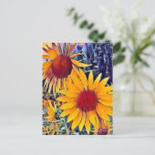 ひ ま わ り POSTKARTE (Stehend Vorderseite)