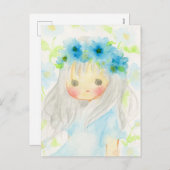 ぴゅあ FEIERTAGSPOSTKARTE (Vorne/Hinten)