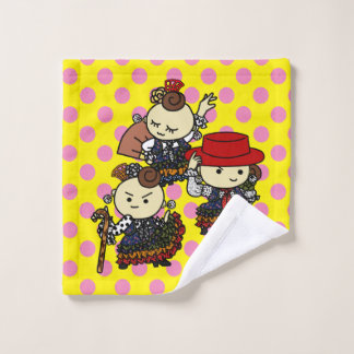 みすづ様タオル 3人 WASCHLAPPEN