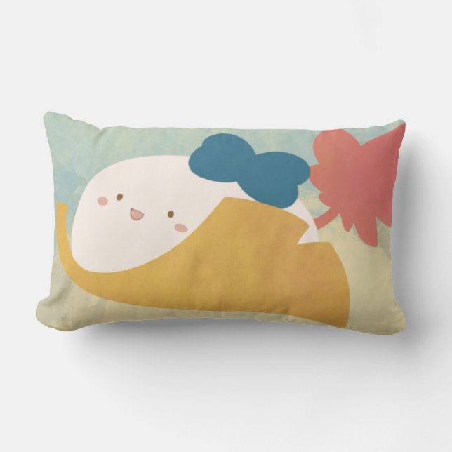 もっちぃランバークッション lumbar cushion lendenkissen (Vorderseite)