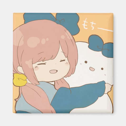 も ち ち ネも(黄) MAGNET (Vorne)