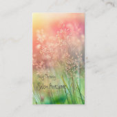 やわらかな色合いがイメージの VISITENKARTE (Vorderseite)