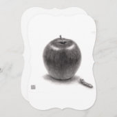 りんごとあおむし FEIERTAGSKARTE (Vorne/Hinten)