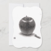 りんごとあおむし FEIERTAGSKARTE (Vorderseite)