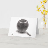 りんごとあおむし KARTE (Gelbe Blume)