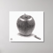 りんごとあおむし LEINWANDDRUCK (Vorderseite)