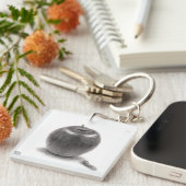 りんごとあおむし SCHLÜSSELANHÄNGER (Vorderseite rechts)