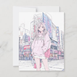 【アイコン&待ち受け用】パステルピンクJK|寿司娘 GenerativeAI Einladung