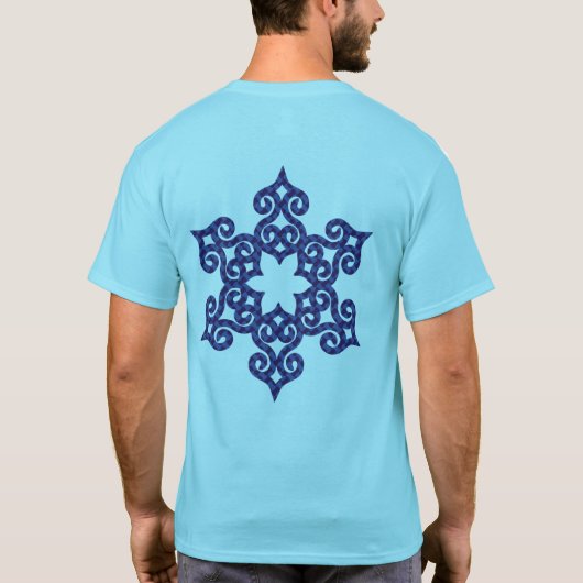 アイヌ柄 オリジナルプリント 北海道 T Hokkaido Ainu pattern T-shirt (Rückseite)