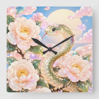 アクリル壁時計 QUADRATISCHE WANDUHR