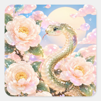 アクリル壁時計 QUADRATISCHER AUFKLEBER