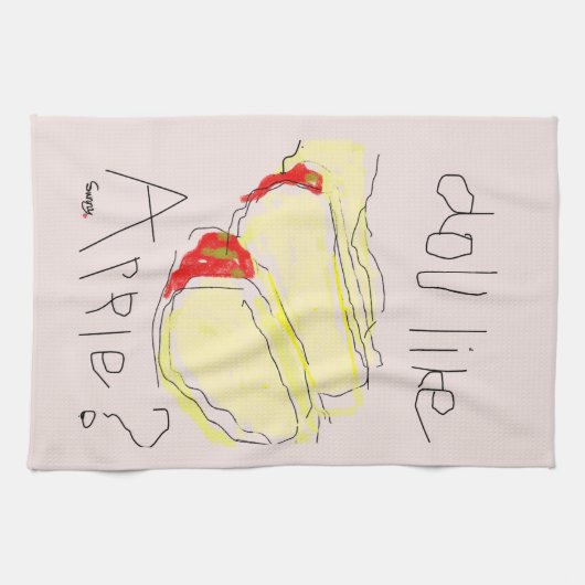 アップル好き？ GESCHIRRTUCH (Horizontal)