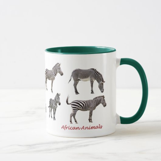 アフリカの動物のマグカップ TASSE (Rechts)