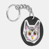 アフリカオオコノハズクちゃん SCHLÜSSELANHÄNGER (Vorderseite links)