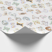 アルファベット猫(alfacat/alfagato) geschenkpapier (Ecke)