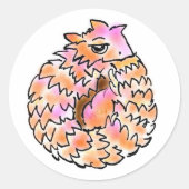 アルマジロトカゲちゃん ラウンドシール RUNDER AUFKLEBER (Vorderseite)