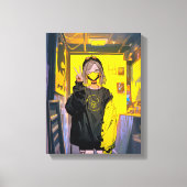 アーティストの部屋アートパネル｜寿司娘 GenerativeAI Leinwanddruck (Vorderseite)