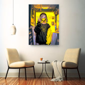 アーティストの部屋アートパネル|寿司娘 GenerativeAI Leinwanddruck