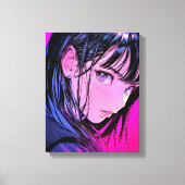 アートパネル Art Panel|ドアップ close-up|寿司娘 GenerativeAI Leinwanddruck (Vorderseite)