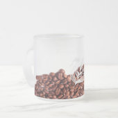 イルカ マグカップ ラテアート風 MATTGLASTASSE (Vorderseite Links)