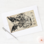 ゥ フ (Cthulhu) Rechteckiger Aufkleber (Umschlag)