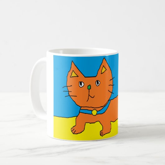 ウクライナ猫ちゃん KAFFEETASSE (Vorderseite Links)