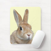 ウサギの顔 MOUSEPAD (Mit Mouse)