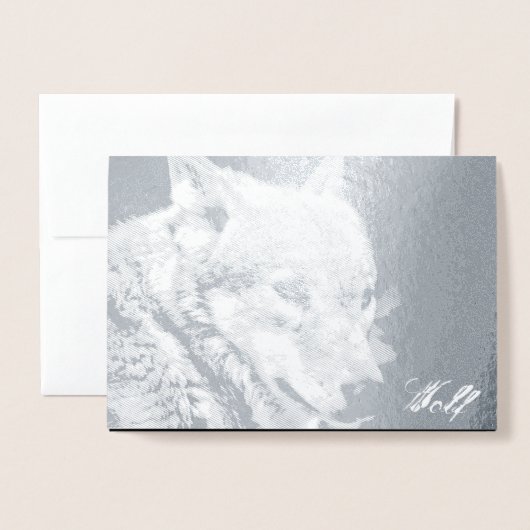 オオカミ FOLIENKARTE (Vorderseite mit Umschlag)