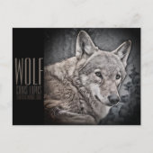 オオカミ POSTKARTE (Vorderseite)