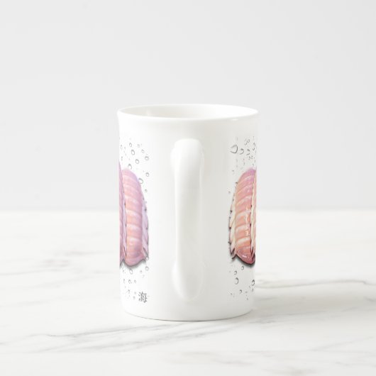 オオグソクムシ "Bathynomus doederleinii" Porzellantasse (Rückseite)