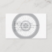 オフロードバイク乗りのための名刺 VISITENKARTE (Rückseite)