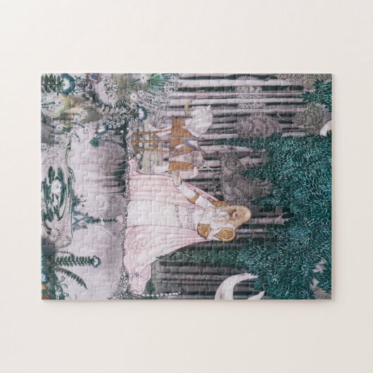 カイ・ニールセン(Kay Nielsen)幻想的な童話のパズル 泉で水を飲もうとする王子 Puzzle (Horizontal)