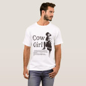 カウガール T-Shirt (Vorne ganz)