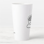 カフェラテマグ hotto hitoiki milchtasse (Vorderseite)