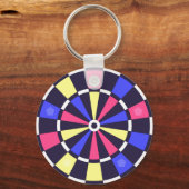 カラフルダーツボード SCHLÜSSELANHÄNGER (Vorderseite)