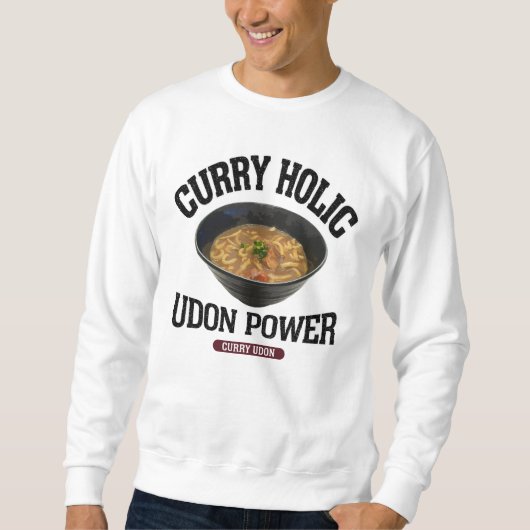 カレーうどん(ビンテージ風) SWEATSHIRT (Vorderseite)