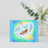 カワガラスちゃんポストカード ポストカード POSTKARTE (Stehend Vorderseite)